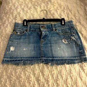 Abercrombie & Fitch Jean miniskirt -medium wash - size 6